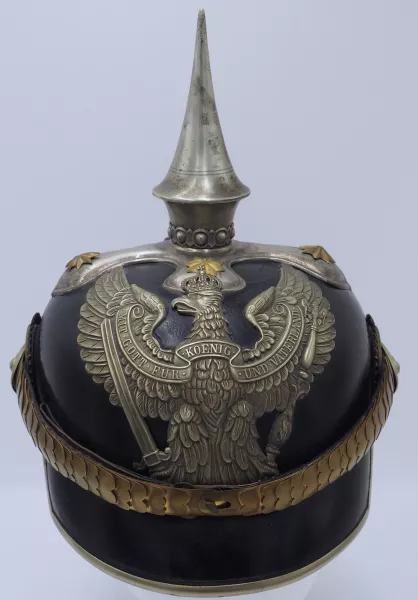 Prussian Line Dragoon Officer Pickelhaube Visuel 1 principal